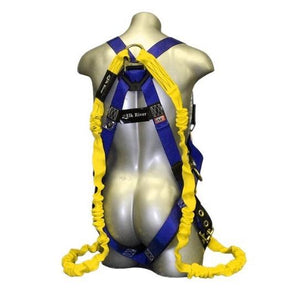 Fall Safety Kit - 3D (Back & Hips), 6' Twin Leg, Mating/Tongue Buckles, Rebar hooks