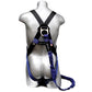 Fall Safety Kit - Safety Harness with 1 Steel D-Ring, 5 or 6 ft. Energy Absorbing Lanyard With Snap Hook - Construction Plus Series Fall Arrest