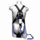 Fall Safety Kit - Safety Harness with 1 Steel D-Ring, 5 or 6 ft. Energy Absorbing Lanyard With Snap Hook - Construction Plus Series Fall Arrest