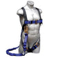 Fall Safety Kit - Safety Harness with Permanent Soft Connection, 6 ft. Energy Absorbing Lanyard - Construction Plus Series Fall Arrest