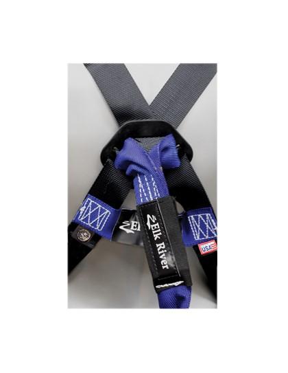 Fall Safety Kit - Safety Harness with Permanent Soft Connection, 6 ft. Energy Absorbing Lanyard - Construction Plus Series Fall Arrest