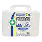 First Aid Kit for Wounds, Burns, and CPR - 25 People, Class A, 110 PCS, Various Cases