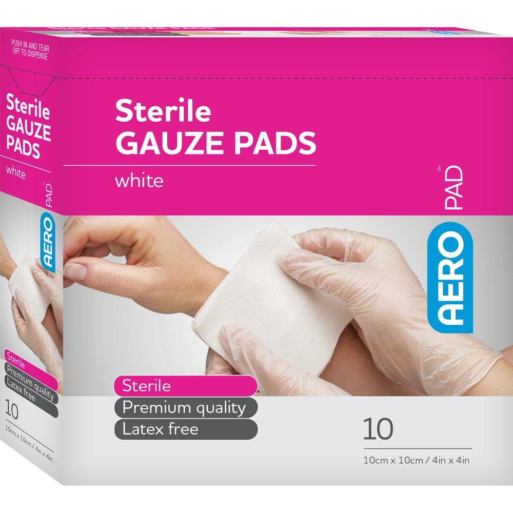 Square Gauze Pads - First Aid Kit Refills - (PK 480 Pads)