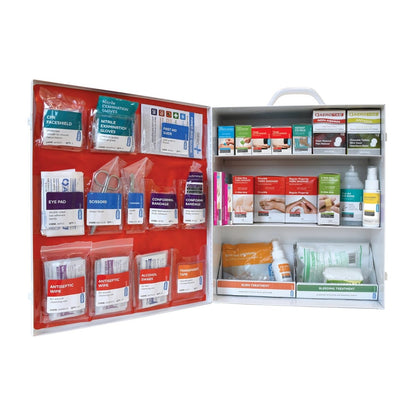 First Aid Kit - Surefill 3-Shelf Metal Cabinet 100 Series Class A