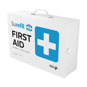 First Aid Kit - Surefill 3-Shelf Metal Cabinet 100 Series Class A