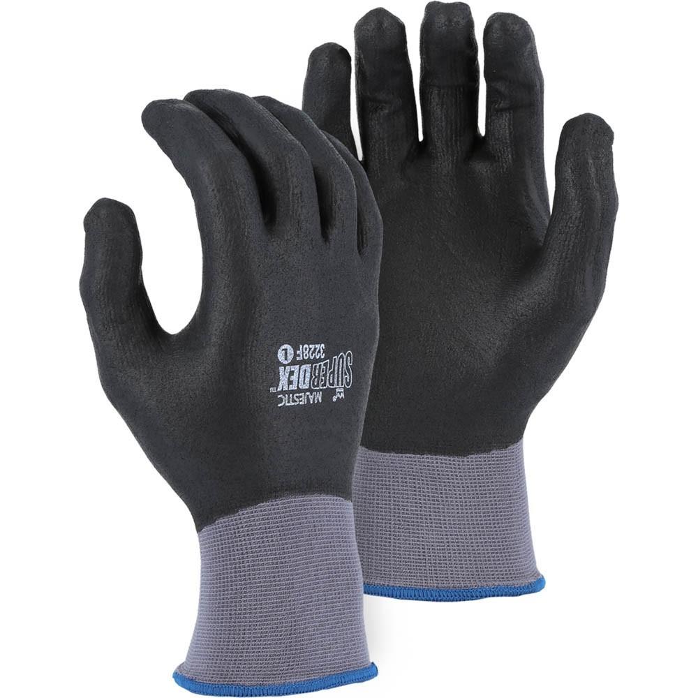 Foam Nitrile Full Dip Nylon Glove (PK 12 Pairs) - Majestic