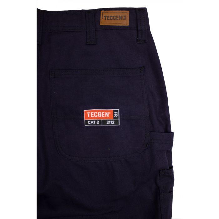 Dungarees - Summer Weight, Fire (FR) and Arc Flash Resistant, Relaxed Fit, Eight Pockets, Two Knife Straps - National Safety Apparel