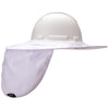 Full Brim Hard Hat & Helmet Neck Shades (PK 10 Shades) - White