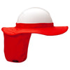 Full Brim Hard Hat & Helmet Neck Shades (PK 10 Shades) - HiVis Orange