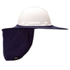 Full Brim Hard Hat & Helmet Neck Shades (PK 10 Shades) - Blue