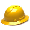 Full Brim Hard Hats (PK 12 Helmets) - Ridgeline Pyramex - Yellow