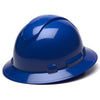 Full Brim Hard Hats (PK 12 Helmets) - Ridgeline Pyramex - Blue