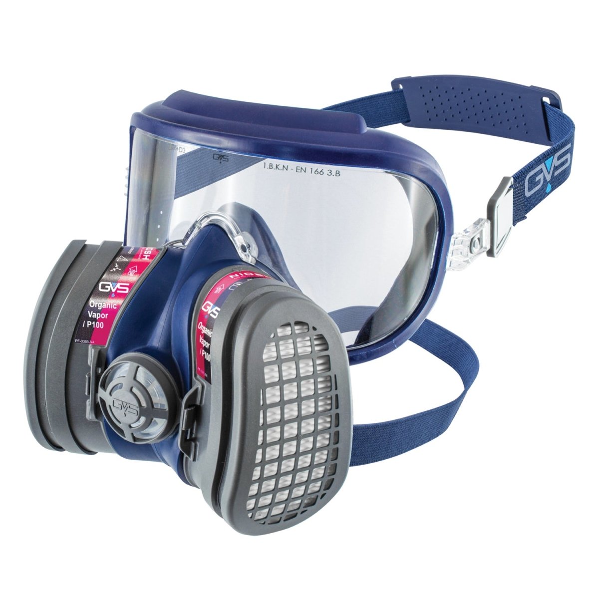 Full Face Mask Respirator with Various Filters - GVS Integra