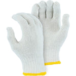 Heavyweight Cotton and Polyester Blend String Knit Glove - Bleached White (300 Pairs)