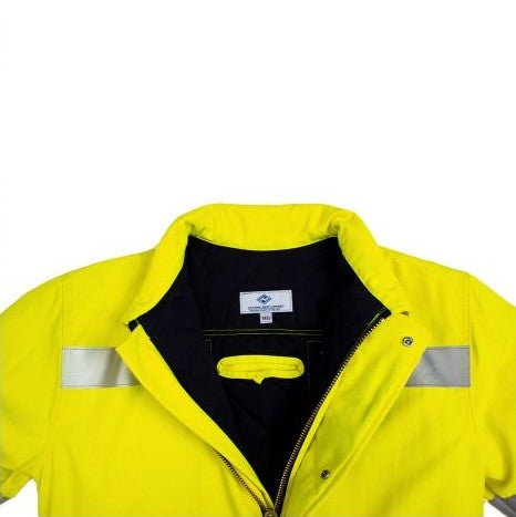 Hi Vis FR CAT 3 Bomber Jacket with Lanyard Access