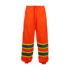 Hi-Vis Mesh Pants (PK 5 Pairs) - Class E, 2-Tone Reflective Striping - Hi Vis Orange