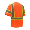 Hi-Vis Mesh Safety Vest (PK 5 Vests) - Class 3 Type R, Zip Front - Hi Vis Orange