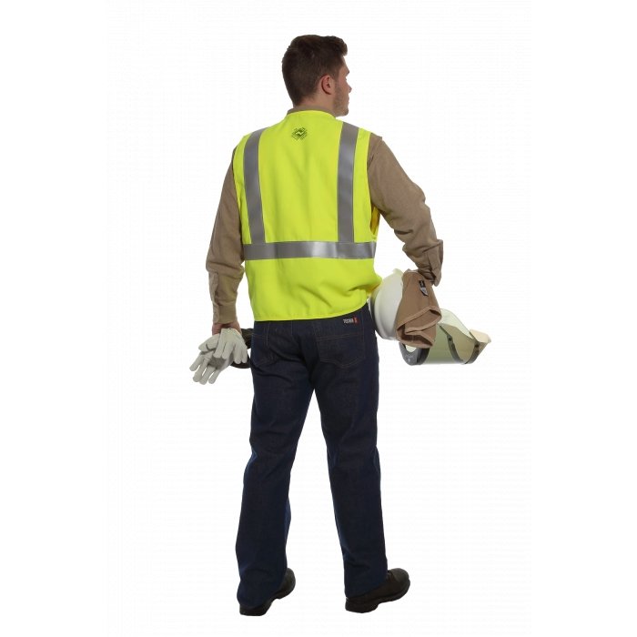 Hi-Vis Road Safety Vest - VIZABLE FR Deluxe, Type R Class 2, CAT 2