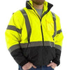 High Visibility 8-in-1 Waterproof All-Season Bomber Jacket and Liner System - Majestic - Hi Vis Yellow/Black Bottom