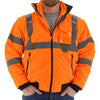 High Visibility 8-in-1 Waterproof All-Season Bomber Jacket and Liner System - Majestic - Hi Vis Orange