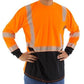 High Visibility Birdseye Mesh Short or Long Sleeve Shirts with Reflective Chainsaw Striping (PK 12 Shirts)