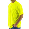 High Visibility Birdseye Mesh Site Safety Shirts - Long or Short Sleeve (PK 12 Shirts) - Hi Vis Yellow