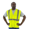 High Visibility Mesh Safety Vest (PK 5 Vests) - ANSI 2, Velcro Close - Hi Vis Yellow