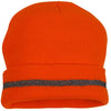 High Visibility Yellow or Orange Knit Cap (PK 12 Hats) - Orange