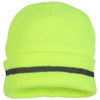 High Visibility Yellow or Orange Knit Cap (PK 12 Hats) - Yellow