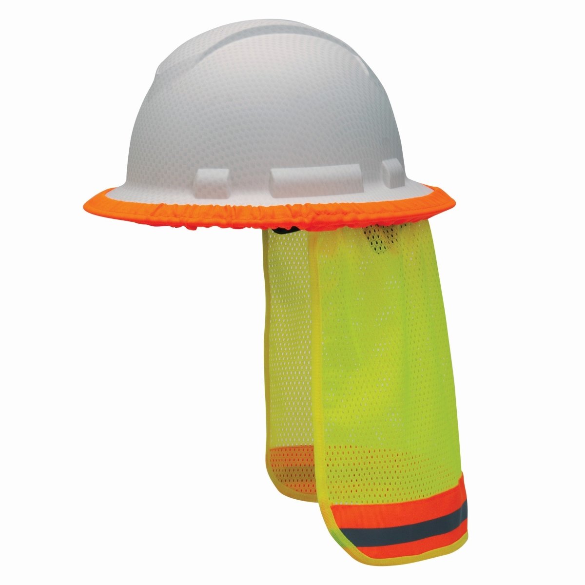 HiVis Yellow Full Brim or Cap Helmet Neck Shades (PK 20 Shades)