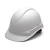 Hydro Dipped Patterned Cap Style Hard Hats (PK 16 Helmets) - Ridgeline Pyramex - Matte White Graphite