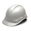 Hydro Dipped Patterned Cap Style Hard Hats (PK 16 Helmets) - Ridgeline Pyramex - Shiny White Graphite