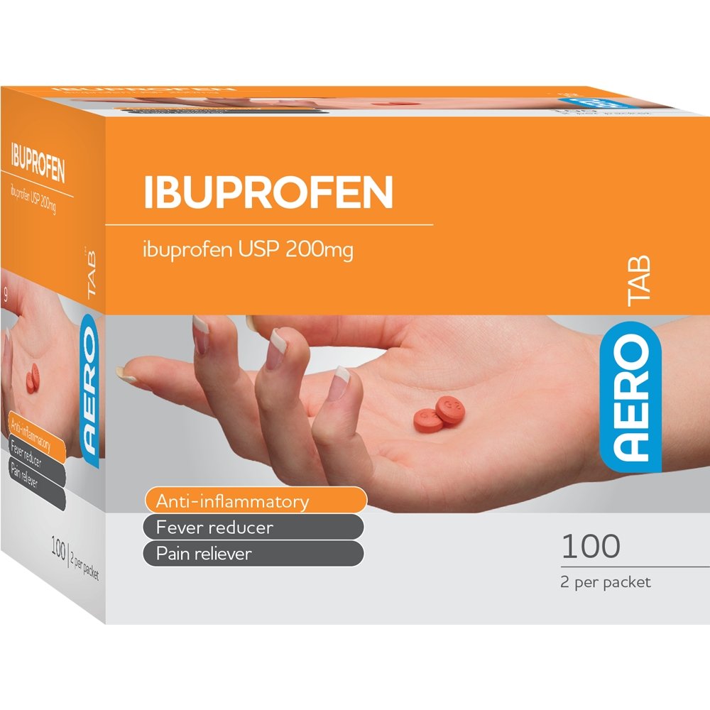 Ibuprofen Tablets- First Aid Kit Refills (PK 2,400 Tablets)