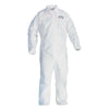 KleenGuard A20 Breathable Particle Protection Coveralls in White/Blue (PK 24 & 20) - White