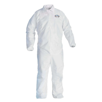 KleenGuard A20 Breathable Particle Protection Coveralls in White/Blue (PK 24 & 20)