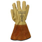 Kunz Cowhide Leather Drivers Glove - Shirred, Arc/Puncture/Cut - 30% OFF 12+ PAIRS