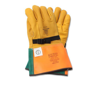 Kunz Goatskin Leather Voltage Glove Protectors - Arc/Puncture/Cut - 30% OFF 12+ PAIRS