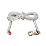 Lifelines - 25 to 150 ft., 5/8 in. 3-Strand Nylon Rope with Steel Hardware - Construction Plus