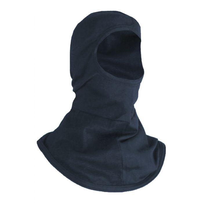 Lightweight FR Balaclava - Fire and Arc Flash Resistant, Single Layer Hood and Bib, Full Face Opening (PK 4 Hoods) - National Safety Apparel