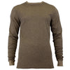 Long Sleeve T-Shirt - Flash Fire (FR) and Arc Flash Resistant, Rib Knit Cuffs, Lightweight, Performance Fabric - Tan