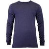 Long Sleeve T-Shirt - Flash Fire (FR) and Arc Flash Resistant, Rib Knit Cuffs, Lightweight, Performance Fabric - Navy