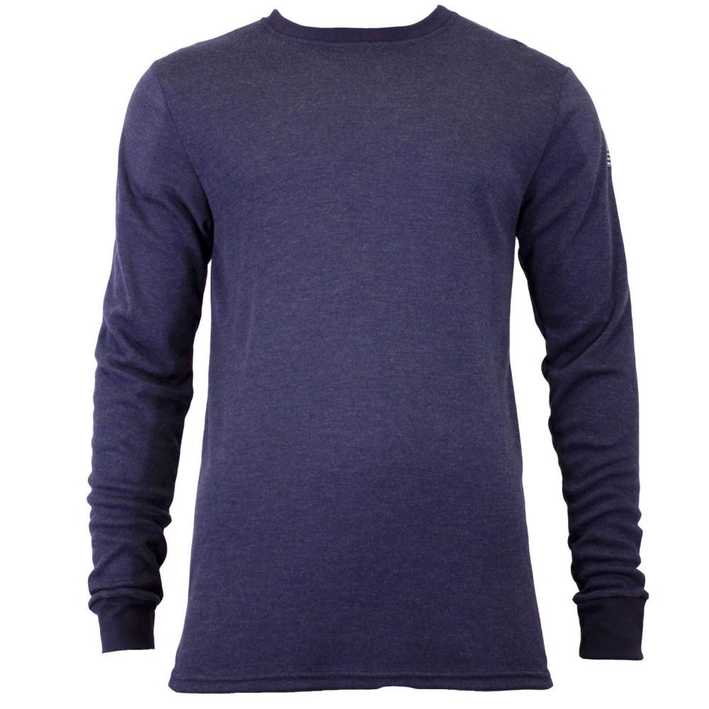 Long Sleeve T-Shirt - Flash Fire (FR) and Arc Flash Resistant, Rib Knit Cuffs, Lightweight, Performance Fabric