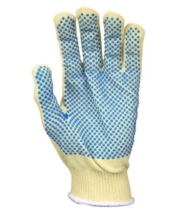 Memphis Hero PVC Dotted Palm Kevlar High Cut Resistant Glove (PK 12 Pairs)