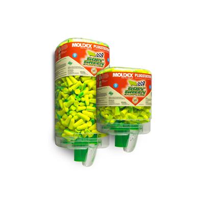 Ear Plugs Dispenser - Disposable Foam Goin' Green PlugStation (250 or 500 Uncorded Pairs/Station) - Moldex 6646/6647, Made in USA, Buy More Save More