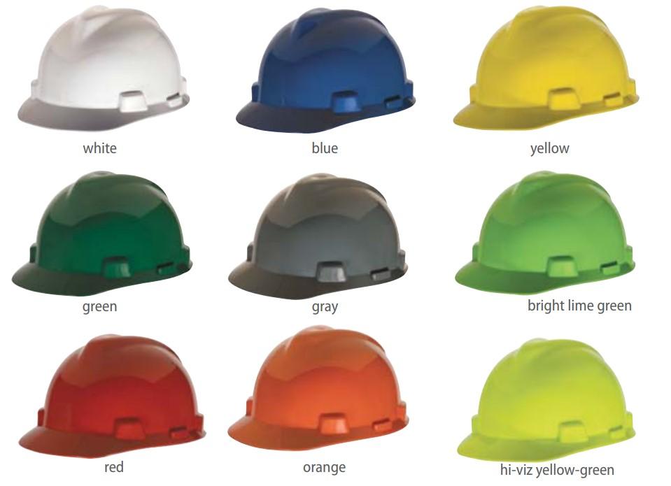 MSA V-Gard Standard Cap-Style Hard Hat (PK 2 Helmets)