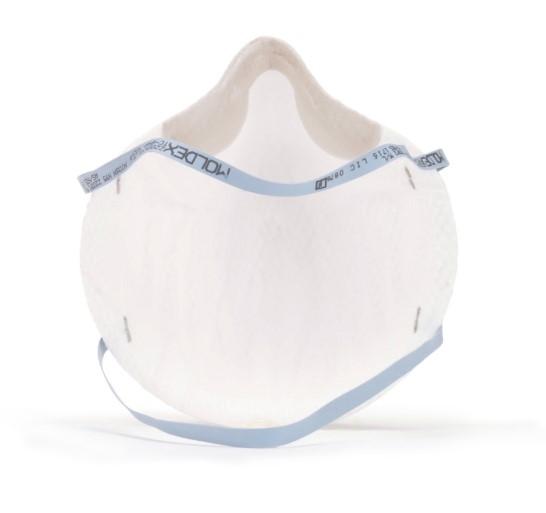 N95 Particulate Respirators - 4-Point Staple Attachment (PK 20 Respirators) - Moldex