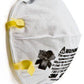 N95 Particulate Respirators - Welded Dual Attachment (PK 100 Respirators) - 3M 8210