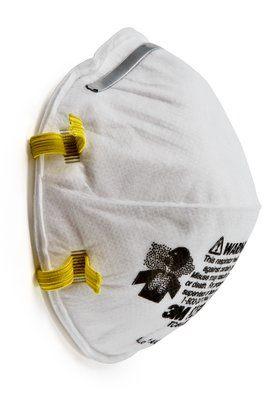 N95 Particulate Respirators - Welded Dual Attachment (PK 100 Respirators) - 3M 8210