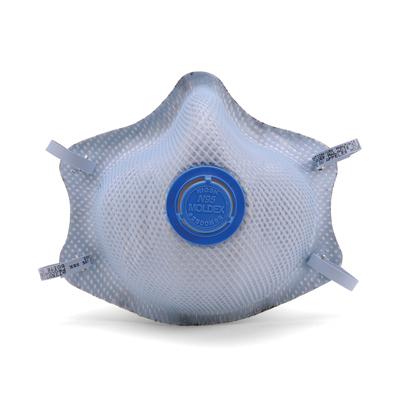 N95 Plus Nuisance Relief Particulate Respirators - Exhale Valve, 4-Point Staple Attachment (PK 10 Respirators) - Moldex