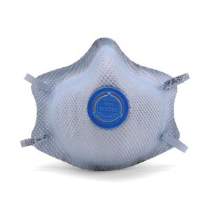 N95 Plus Nuisance Relief Particulate Respirators - Exhale Valve, 4-Point Staple Attachment (PK 10 Respirators) - Moldex